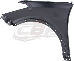 Fender Front Passenger Side Hyundai Santa Fe Xl 2013-2018 (Without Side Lamp Hole) Steel Sports Model Capa , HY1241159C