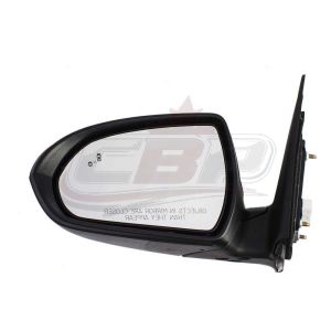 Mirror Driver Side Hyundai Elantra Sedan 2017-2018 Power Heated Manual Fold With Blind Spot/Signal , HY1320227