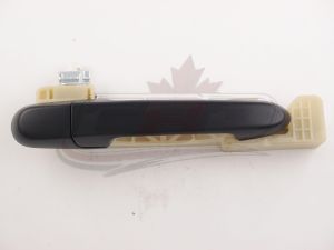 Door Handle Rear Outer Passenger Side Hyundai Accent Sedan 2006-2011 Black Ptm , HY1521113