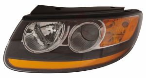 Head Lamp Driver Side Hyundai Santa Fe 2007-2009 From 39393 Capa, Hy2502150C