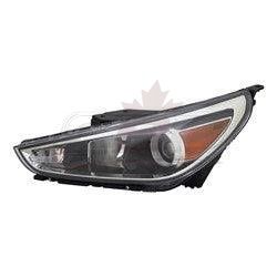 Head Lamp Driver Side Hyundai Elantra Gt 2018-2020 Halogen , HY2502219