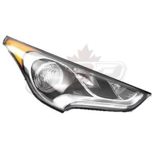 Head Lamp Passenger Side Hyundai Veloster 2012-2017 Non-Projection For Non-Turbo Model High Quality , HY2503168