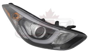 Head Lamp Passenger Side Hyundai Elantra Coupe 2013-2014 Led Korea Built High Quality , HY2503188