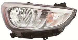 Head Lamp Passenger Side Hyundai Accent Hatchback 2015-2017 Halogen Without Led High Quality , HY2503192