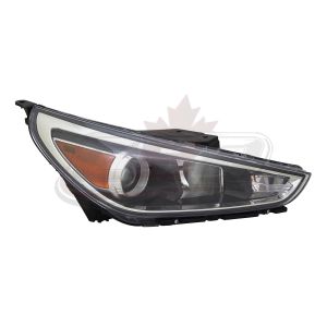 Head Lamp Passenger Side Hyundai Elantra Gt 2018-2019 Halogen Capa, Hy2503219C