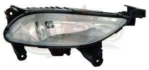Fog Lamp Front Driver Side Hyundai Sonata 2011-2013 Exclude Hybrid Capa, Hy2592134C