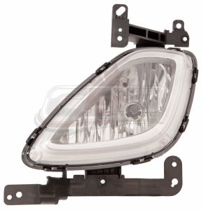 Fog Lamp Front Driver Side Hyundai Elantra Sedan 2011-2013 Usa Built Capa, Hy2592138C