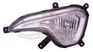 Fog Lamp Front Driver Side Hyundai Santa Fe 2013-2016 Gls/Ltd Capa, Hy2592144C