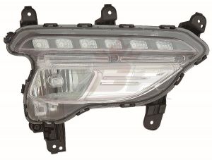 Fog Lamp Front Driver Side Hyundai Santa Fe Sport 2017-2018 Sport Model With Around View Monitor Capa, Hy2592164C