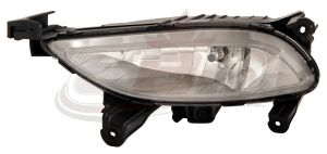 Fog Lamp Front Passenger Side Hyundai Sonata 2011-2013 Exclude Hybrid Capa, Hy2593134C