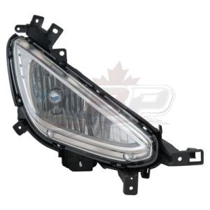 Fog Lamp Front Passenger Side Hyundai Elantra Coupe 2013-2014 Capa, Hy2593143C