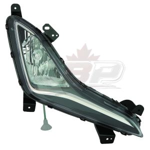 Fog Lamp Front Passenger Side Hyundai Elantra Sedan 2014-2016 Capa, Hy2593146C