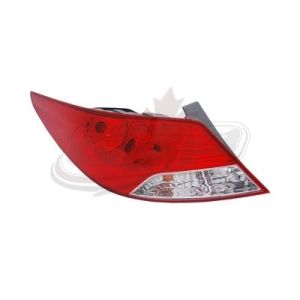 Tail Lamp Driver Side Hyundai Accent Sedan 2012-2014 Capa