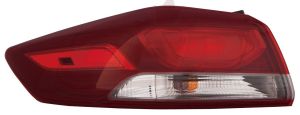 Tail Lamp Driver Side Hyundai Elantra Sedan 2017-2018 Bulb Type Usa Built Capa, Hy2804140C