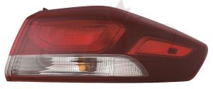Tail Lamp Passenger Side Hyundai Elantra Sedan 2017-2018 Bulb Type Se Model Korea Built Capa, Hy2805142C