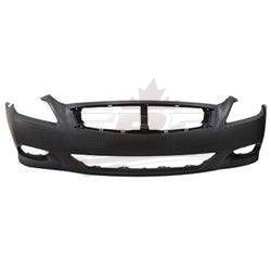 Bumper Front Infiniti Q60 Coupe 2014-2015 Primed Without Aero Pkg/11-15 Without Sport Pkg/08-10 Sport Model , IN1000237