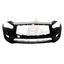 2018-2024 Infiniti Q50 Sedan Bumper Front Primed With , IN1000285C