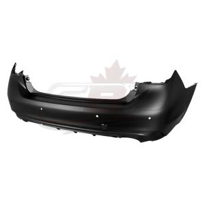 2018-2024 Infiniti Q50 Sedan Bumper Rear Primed With Sensor Capa , IN1100176C