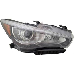 2018-2024 Infiniti Q50 Sedan Head Lamp Passenger Side Led High Quality , IN2503179