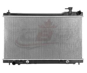 Radiator Infiniti G35 Coupe 2003-2007 (2588) 3.5L With Square Fan Assembly Shroud Holes , IN3010118