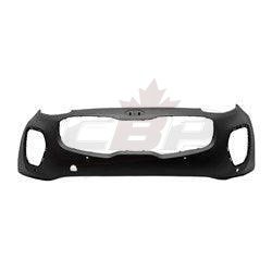 Bumper Front Kia Sportage 2017-2019 Primed With Sensor For Awd Model , KI1000181