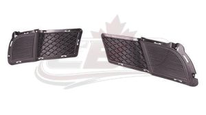 Fog Lamp Cover Front Driver Side Kia Forte 2010-2013 Matt-Black , KI1038112