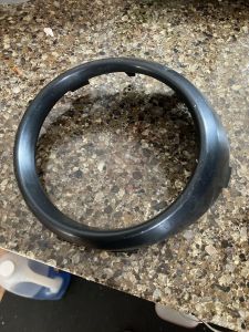 Fog Lamp Bezel Front Passenger Side Kia Soul 2017-2019 Black Exclude Turbo/Sport , KI1039124