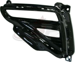 2019-2021 Kia Forte Grille Rear Driver Side Ptd Black Ex/Lxs/S Model , KI1138101