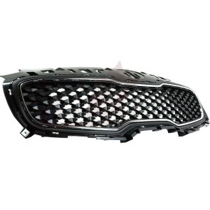 Grille Kia Sportage 2017-2019 Matte Black Center With Chrome Front , KI1200194