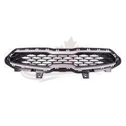 2019-2021 Kia Forte Grille Matte Black With Silver/Gray , KI1200204