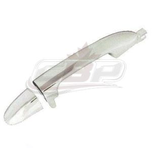 Door Handle Rear Outer Passenger Side Kia Spectra 2004-2007 Chrome With Cap , KI1521122