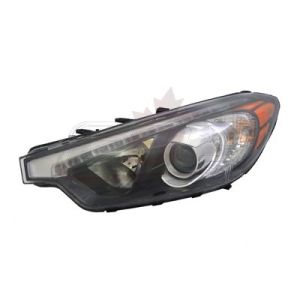 Head Lamp Driver Side Kia Forte 2014-2015 Halogen With Led Position Lamp Capa, Ki2502171C