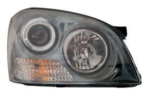 Head Lamp Passenger Side Kia Optima 2007-2008 With Black Insert With Appearance Pkg High Quality , KI2503137