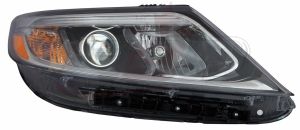 Head Lamp Passenger Side Kia Sorento 2014-2015 Halogen Without Led Accent With Auto Lx Model High Quality , KI2503164