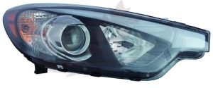 Head Lamp Passenger Side Kia Forte 2014-2016 Halogen Without Led Position Lamp Capa, Ki2503170C