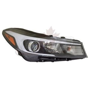 Head Lamp Passenger Side Kia Forte 2017-2018 Halogen Without Led High Quality , KI2503201