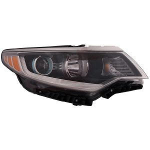 Head Lamp Passenger Side Kia Optima Hybrid 2016-2019 Halogen Without Led Drl High Quality, Ki2503219