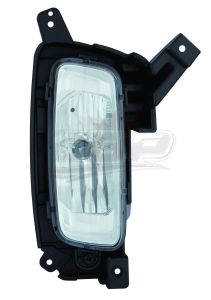 Fog Lamp Front Passenger Side Kia Sorento 2014-2015 Black Trim (Exclude Sx Model) Capa, Ki2593128C