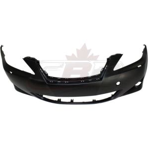 Bumper Front Lexus Is350 Sedan 2006-2008 Primed Without Sensor Hole With Washer Hole Capa , LX1000162C