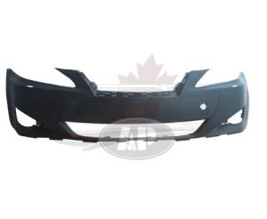 Bumper Front Lexus Is350 Sedan 2006-2008 Primed Without Sensor Hole With Washer Hole , LX1000162