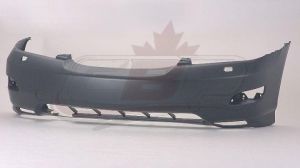 Bumper Front Lexus Rx330 2004-2006 Primed With Washer Hole With Cruise Control Japan Built , LX1000168