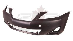 Bumper Front Lexus Is350 Sedan 2011-2013 Primed Without Sensor Without Washer Hole Without Sport Pkg , LX1000212