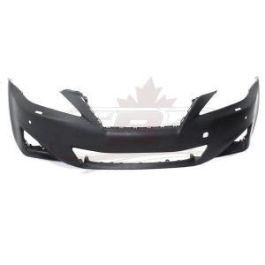 Bumper Front Lexus Is350 Sedan 2011-2013 Primed With Sensor/Washer Hole Without Sport Capa , LX1000216C
