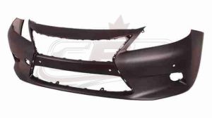 Bumper Front Lexus Es300H 2013-2015 Primed With Sensor Hole , LX1000242