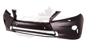 Bumper Front Lexus Rx450H 2013-2015 Primed With Washer/Sensor Hole Without F Sport Pkg , LX1000243