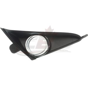 Fog Lamp Bezel Front Passenger Side Lexus Gx460 2014-2020 Textured/Chrome , LX1039123