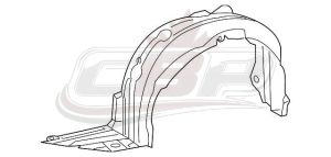 2021-2025 Lexus Is300 Fender Liner Front Driver Side , LX1248148
