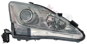 Head Lamp Passenger Side Lexus Is250 Sedan 2011-2013 Halogen Capa, Lx2519131C
