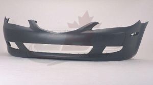Bumper Front Mazda 6 2003-2005 Primed Standard Sedan Without Spoiler Hole , MA1000187