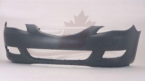 Bumper Front Mazda 3 2004-2006 Primed Standard Sedan , MA1000196